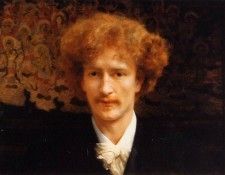 Alma Tadema Portrait of Ignacy Jan Paderewski. - 