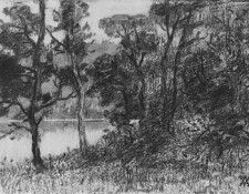 Hunt William Morris River Landscape. ����, ������ �����