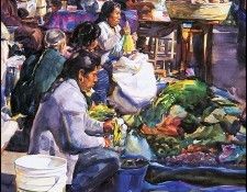 lrsFriztlerGerald-MorningattheMarket-Patzcuaro. Friztler, 