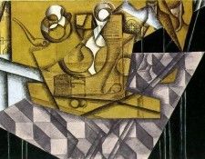 Gris Teacups, 1914, 65x92 cm, Kunstsammlung Nordrhein-Westfa. , 