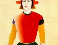 malevich girl with red pole 1932-3. , 