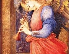 Burne-Jones An Angel Playing A Flageolet 1878 mln. ,  