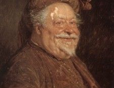 Monch Mit Bierkrug. Grutzner ������