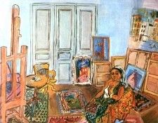 Dufy Indian Model in the Studio at limpasse Guelman, 1906, . , 