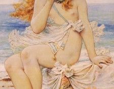 Nymph with Conch Shell. ,  
