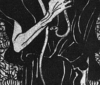 Klimt Drawing for Two Emblems for Ver Sacrum (Der Neid), 189. �����, ������