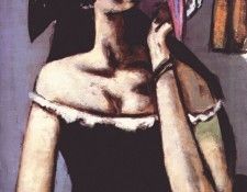 beckmann woman with parrot 1946. , 