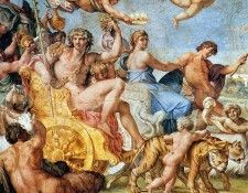 Carracci Annibale Triumph of Bacchus and Ariadne Sun. ��������, ��������