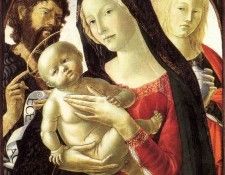 NEROCCIO DE LANDI Madonna And Child With St John The Baptist. , Neroccio 
