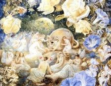kb Dell Etheline-Fairies and a Field Mouse. Dell, Eherline