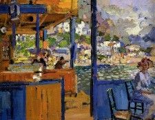 Korovin Konstantin Jetty in Gurzuf Sun. ������� ���������� ����������