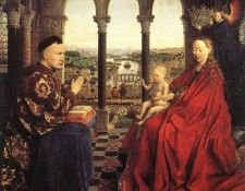 Eyck Jan van The Virgin of Chancellor Rolin. ,  