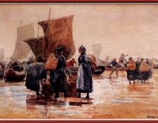 zFox SWD WH 20 Fisherfolk At The Beach 1881. �����, �������