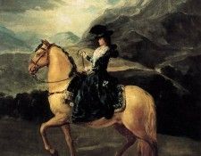 GOYA Francisco de Portrait of Maria Teresa de Vallabriga on Horseback.   ,  