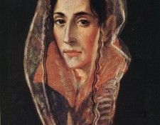 El Greco Portrait of a Lady, approx. 1594-1601, Philadelphia. , -