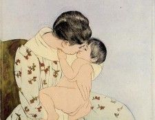 Cassatt Mary The Kiss.  