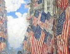 hassam the fourth of july 1916. , 