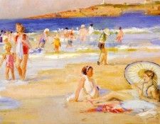 Dupuy Paul Beach At Biarritz. ����� ���� ������