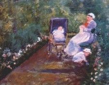 cassatt children in a garden (the nurse) 1878. ������ ����