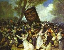 Francisco de Goya - The Burial of the Sardine. ���� � ���������, ��������� ��