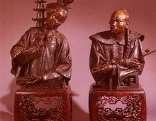 Cordier Charles Henri Joseph Epoux Chinois, A Pair Of Busts. ,   