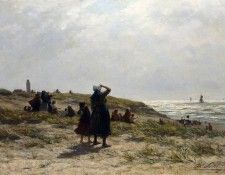 Sadee Philip Lodewijk Jacob Frederik The Return Of The Fishing Fleet Katwijk. Sadee ������ ���� Lodowyck