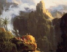 Cole Thomas Landscape Composition Saint John in the Wilderness. , 
