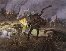 0uro0286  ted nasmith  eowyn and the lord of the nazgul. Nasmith, 