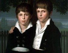 DOPPELBILDNIS Paul Und Max Von Mila. Schadow,   