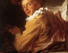 Fragonard Man Playing an Instrument (The Music). ��������