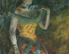 degas.singer-green. , --