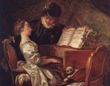 Fragonard Music Lesson. 