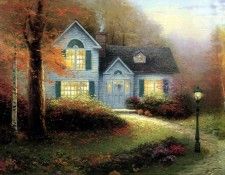 JLM-Thomas Kinkade-Blessings of Autumn.  