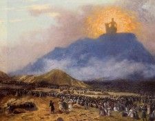 Gerome Jean Leon Moses on Mount Sinai. , -