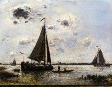Jongkind Johan Berthold Near Dordrecht. Jongkind, ����� ��������