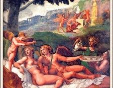 bs- Giulio Romano- Amor And Psyche Lying On The Couch. , 