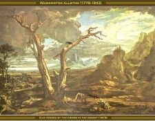 W. Allston-Elie Feeded By The Crows (1818) Po Amp 024. , 