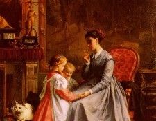 Lanfant de Metz Francois-Louis The New Nanny. Lanfant   -