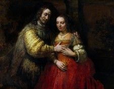  -   [Portrait of a Couple as Figures from the Old Testament, (The Jewish Bride)] 1665.    