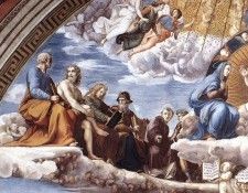 Raphael La Disputa detail9. �������