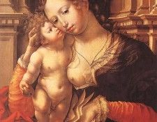 GOSSAERT Jan Virgin and Child.   