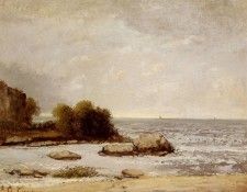 Courbet Gustave Marine De Saint Aubin. , 