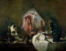 Chardin The ray, 1728   Oil on canvas, 115 x 146 cm  Musee d. , - 