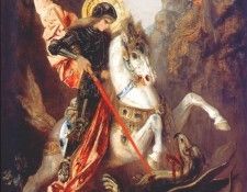 moreau st george and the dragon c1870 89.  