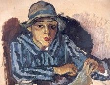 ls PereDaura 048 Jove amb camisa de ratlles 1926. ������, Pere