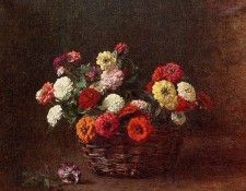 Fantin Latour Henri Zinnias2. -, ---