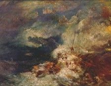 turner fire at sea c1835. ������