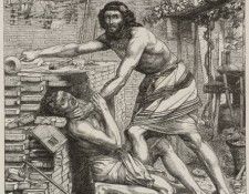 Moses Slaying the Egyptians. ,  