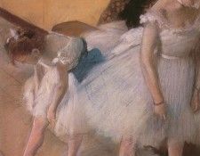 Degas Edgar Before the Rehearsal c1880. , --