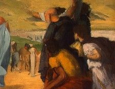 Degas Alexander and Bucephalus, 1861-1862, detalj 4, NG Wash. , --